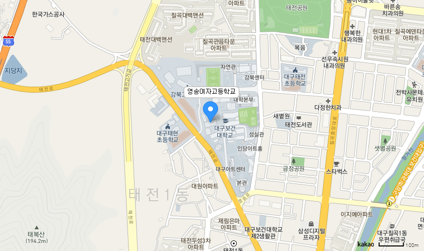 학교 찾아오시는 길 지도